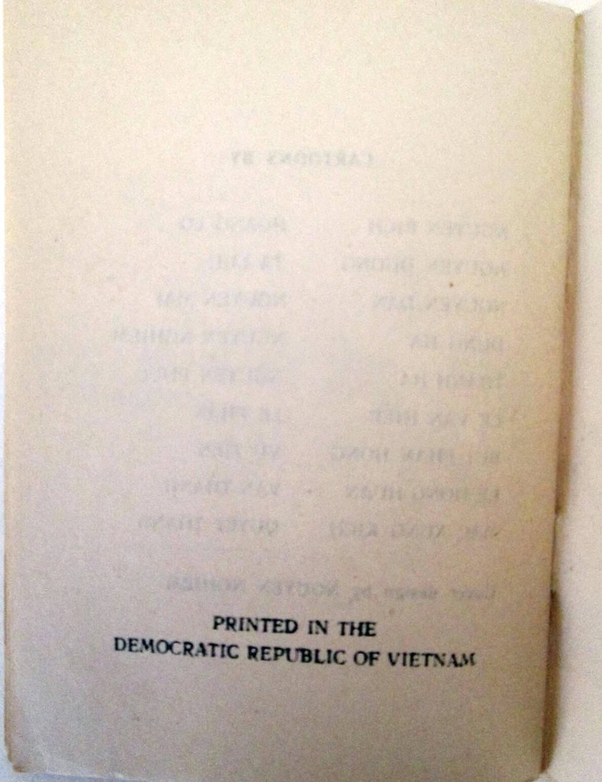North Vietnamese Army English Language Cartoon Propaganda Bookley — image 12