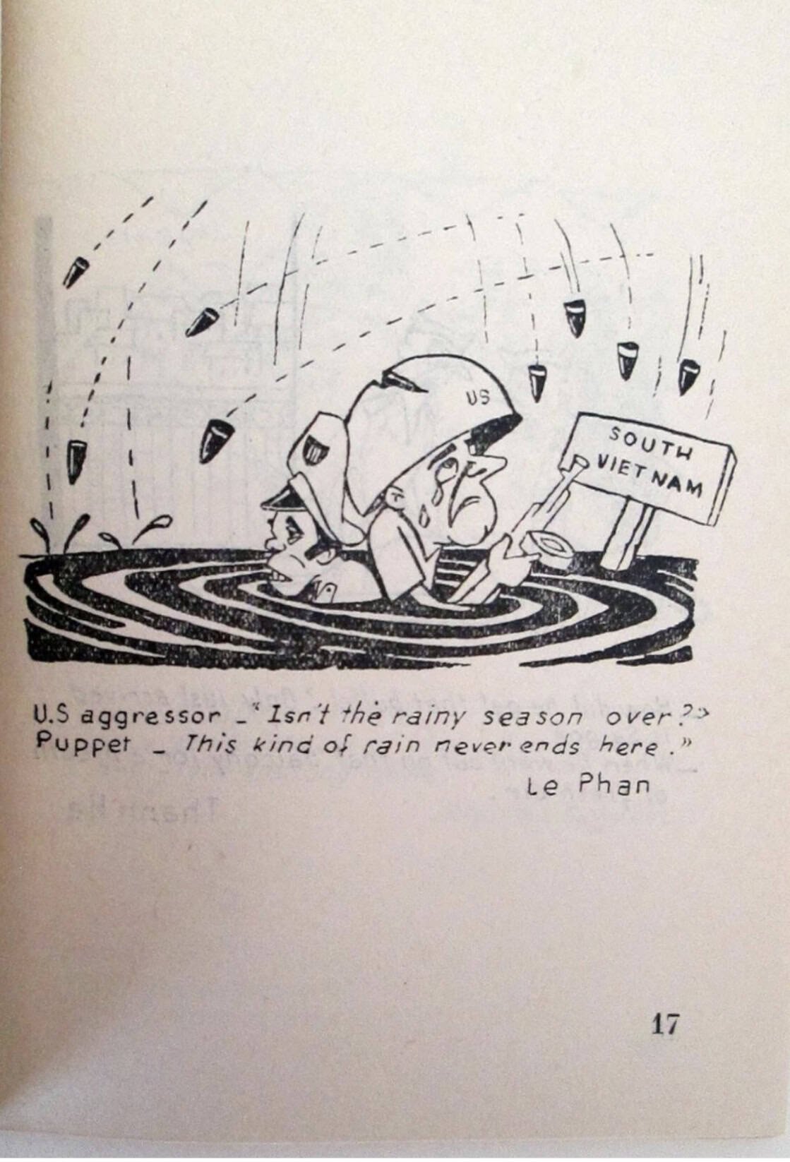 North Vietnamese Army English Language Cartoon Propaganda Bookley — image 5