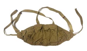 North Vietnamese Army Viet Cong AK47 1967 Chest Pouch Used Faded