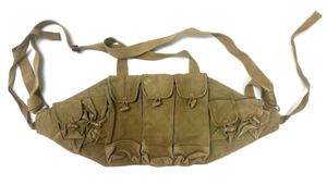 North Vietnamese Army Viet Cong AK47 1969 Chest Pouch Used Faded