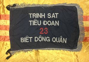 ARVN Ranger Guideon Pennant 23rd Bn Reconnaissance