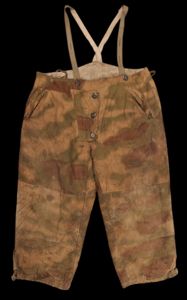WW2 German Zumpf Camouflage Winter Padded Trousers