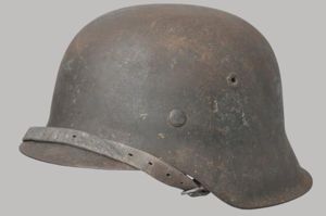 **Fresh To The Market** WW2 German M42 Combat Helmet With Chinstrap