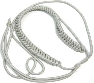 German Luftwaffe Fangschnur Zum Parade/Gesellschaftsanzug Für Offiziere Officer Silver Fourragere. (8)