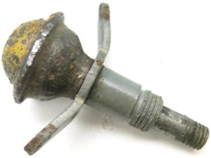 German Wehrmacht BZE40 Brennzünder Für Eihandgranate 40 With Yellow Cap For Use With The Hafthohlladung H3 And H3,5, 45 gck Marked And Dated, Inert And EXTREMELLY HARD TO FIND.