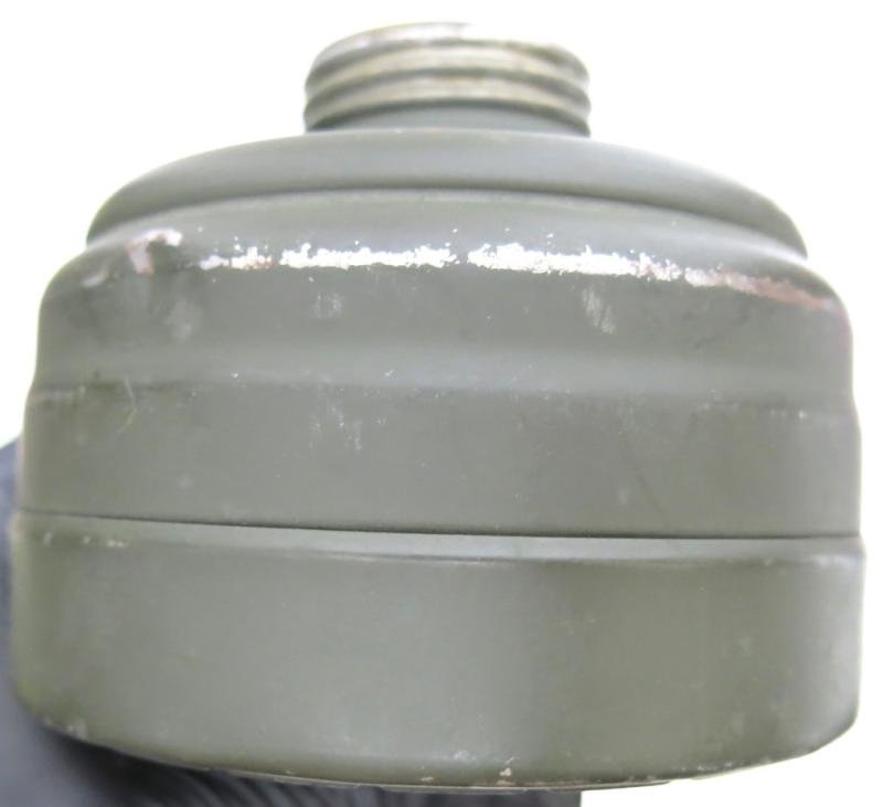 German Wehrmacht Combat GM38 Gas Mask Set, Typical Late War Mixed Parts Made Set, Part II Of II.