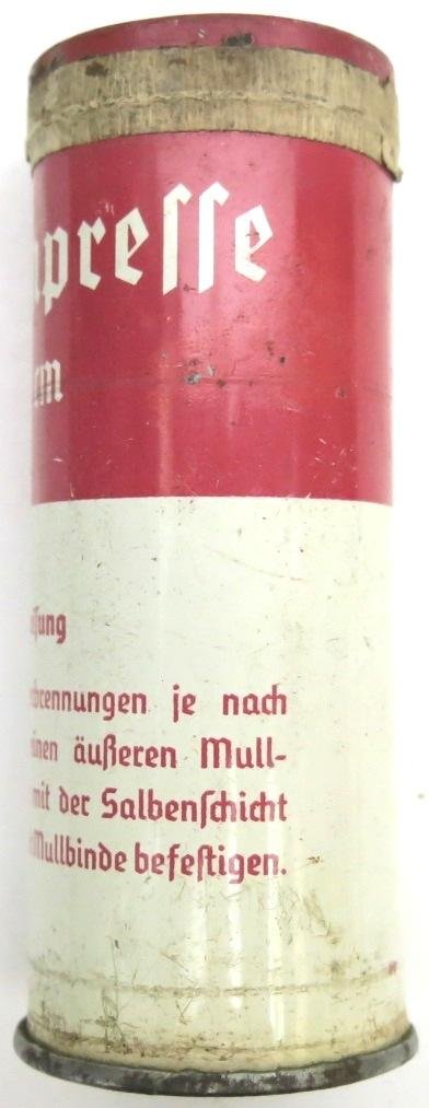 German Wehrmacht Medical Brandkompresse Wehrkreissanitätspark IV, (Dresden), Sealed.