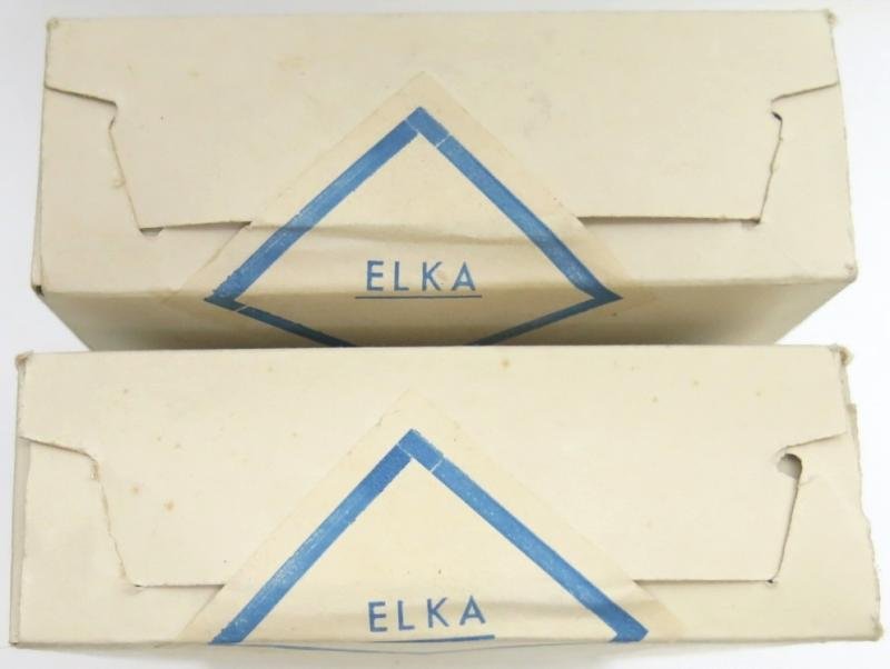 German Civilian Pre War And Wartime Era Elka Augenwatte, (Verbandwatte), Box Of 50 Gramm Unopened.