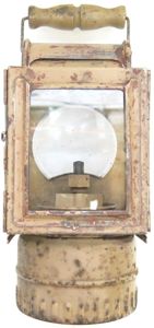 German Wehrmacht Karbid Lamp Einheitslaterne Stahl In Sand Colour ago.