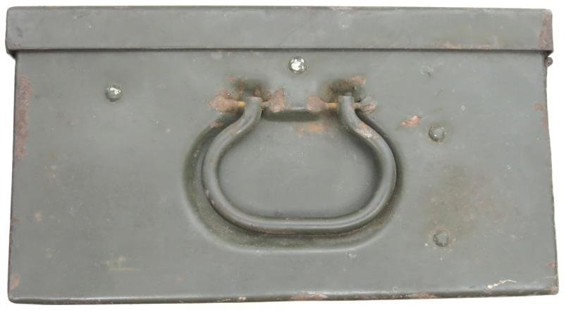German Wehrmacht Verbandkasten Full With Different Dressings, As Found.