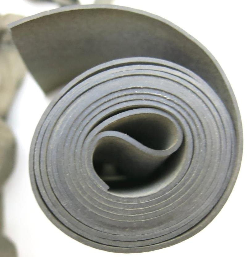 German Wehrmacht Medical Abschnürbinde Black Rubber Tourniquet With Cloth Bag.