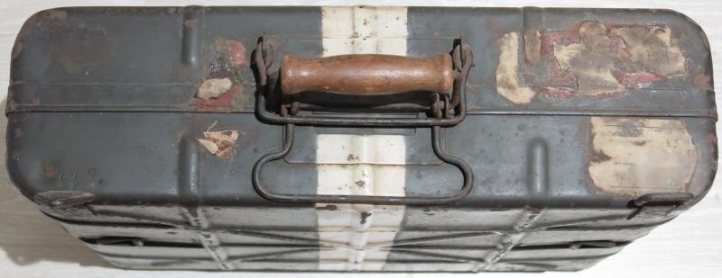 German Wehrmacht Stielhandgranaten Nebelhandgranate 39 Metal Case Smoke Stickgrenades M39, cjv 41 With WaA, Rare Maker, Wonderful Example.