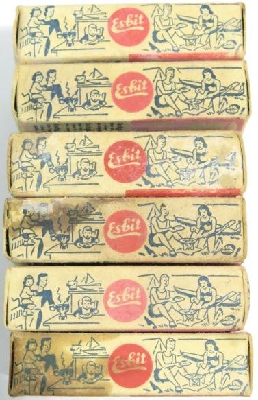 German Wehrmacht Esbit Kocher Mod. 9 Fuel Tablets Box Variation 5.