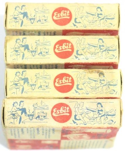 German Wehrmacht Esbit Kocher Mod. 9 Fuel Tablets Box Variation 3.