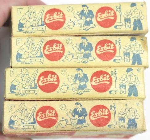 German Wehrmacht Esbit Kocher Mod. 9 Fuel Tablets Box Variation 3.