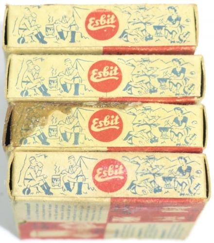 German Wehrmacht Esbit Kocher Mod. 9 Fuel Tablets Box Variation 3.