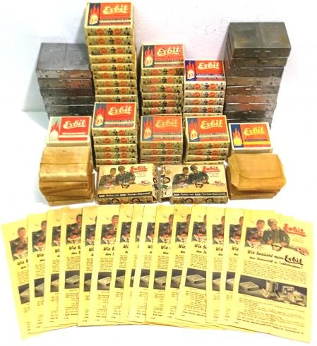 German Wehrmacht Esbit Kocher Mod. 9 Fuel Tablets Box Variation 3.