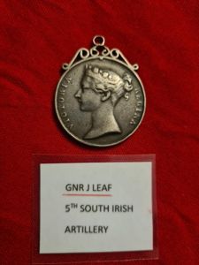 Indian General Service to Gnr J Lear 5th South Irish Artillery