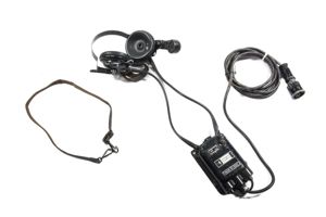 Rare pre war complete (!) coastal artillery communication headset