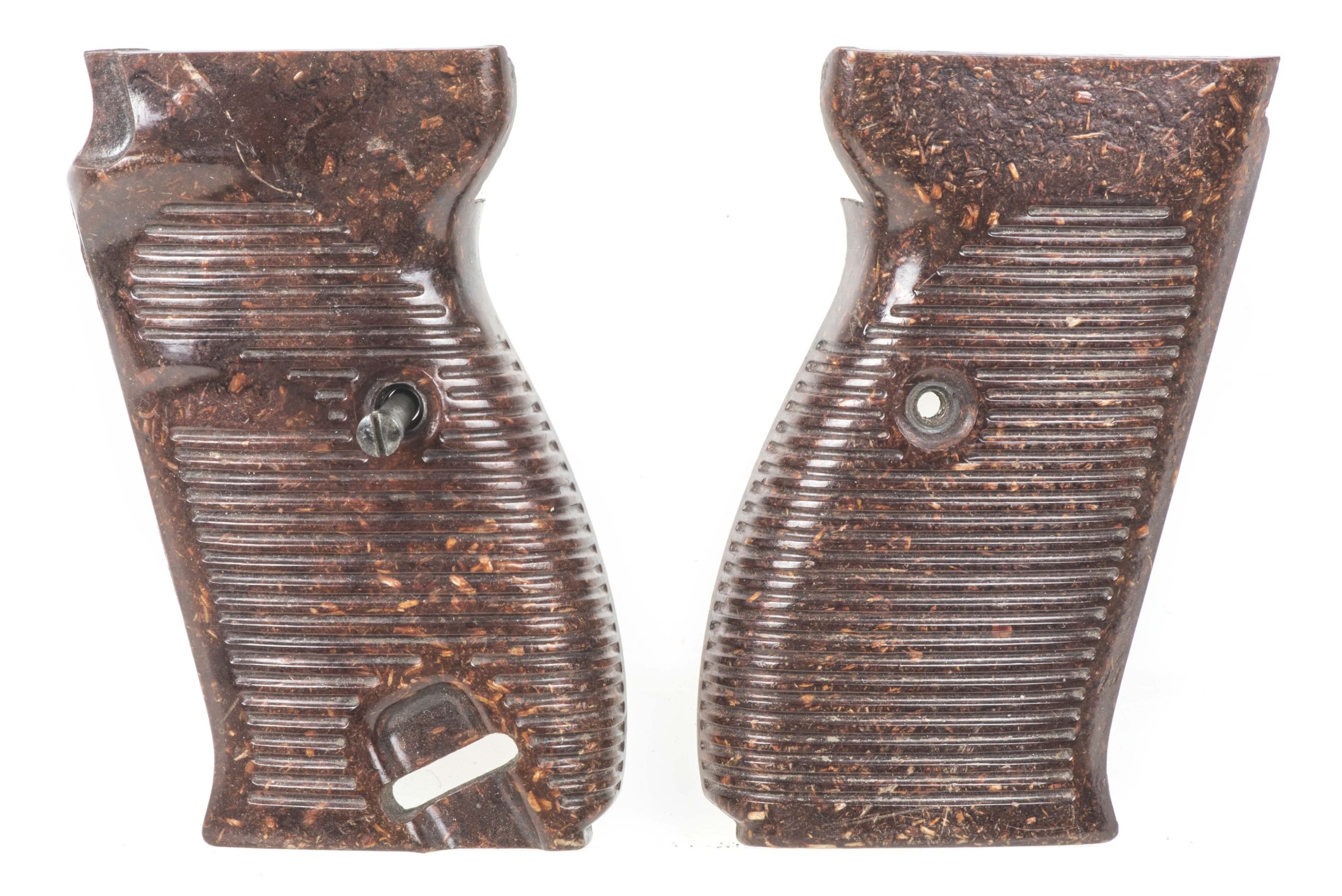 Bakelite P38 grip plates marked 1W 41