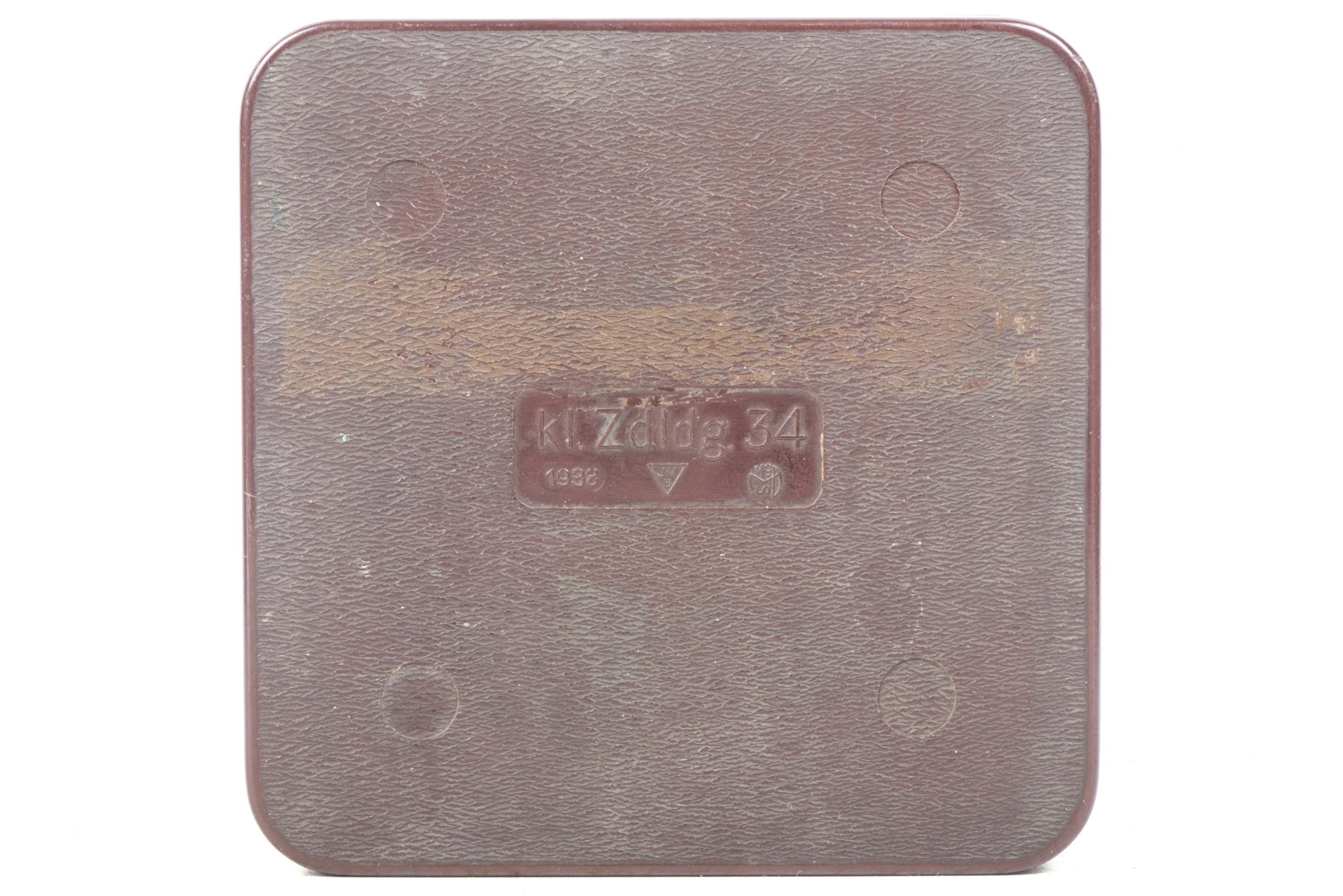 Bakelite fuze case Kl. Zdldg. 34 marked jmb 1938, M9/S