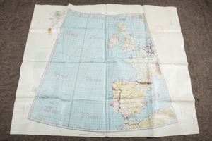 German 1:4 000 0000 flight map Westeuropa u. Atl Ozean