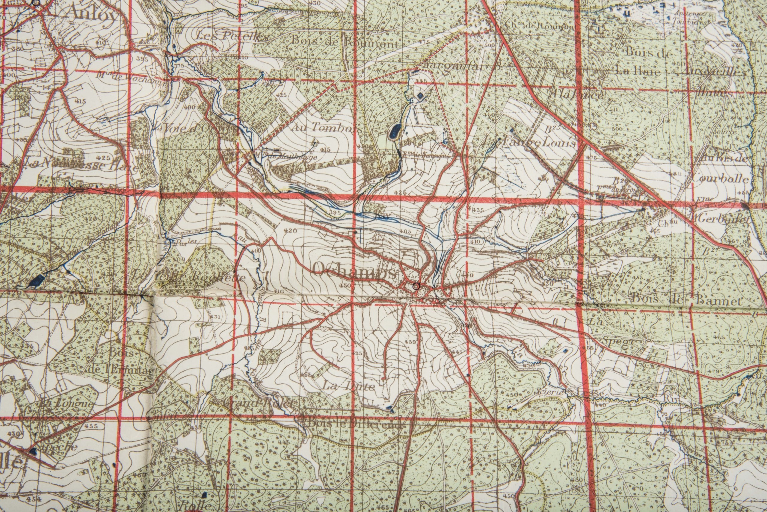 German 1:40 000 Ardennes map, Paliseul/Metz — image 6