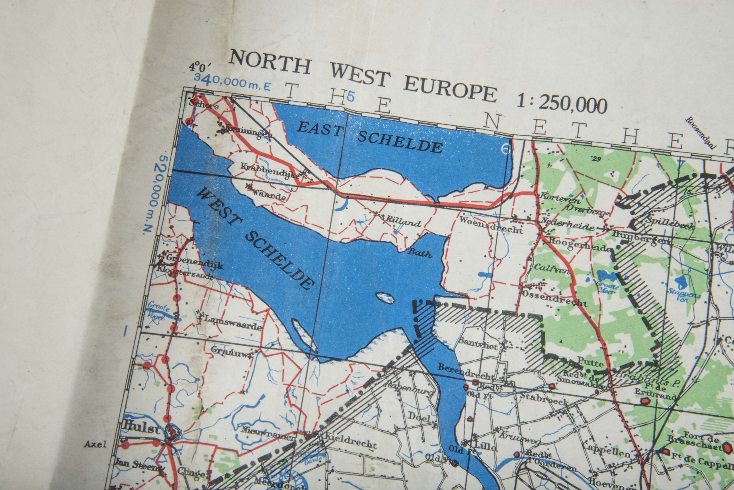 British 1:250 000 Ardennes map, Brussels-Liege — image 2