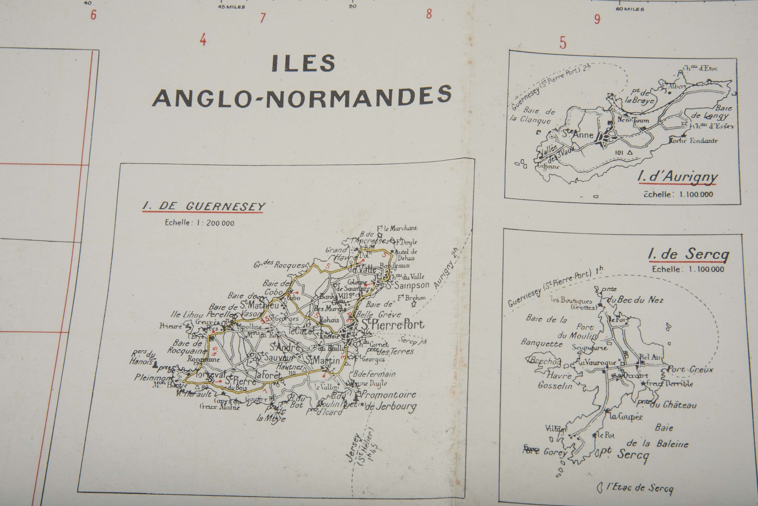 British 1:200 000 Normandy map Sheet 54 Cherbourg – Rouen — image 4