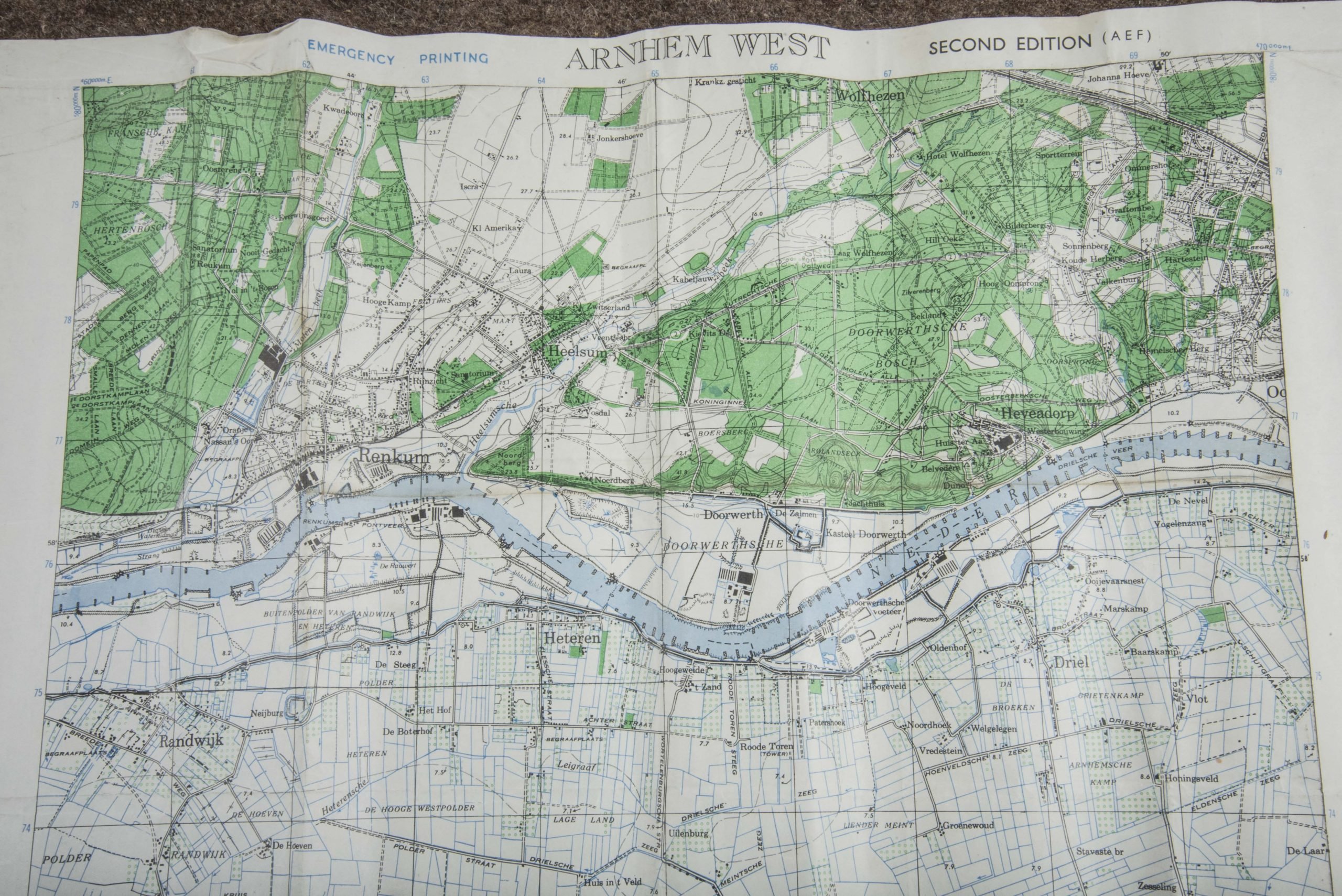British 1:25 000 map Arnhem West, Emergency Print — image 2