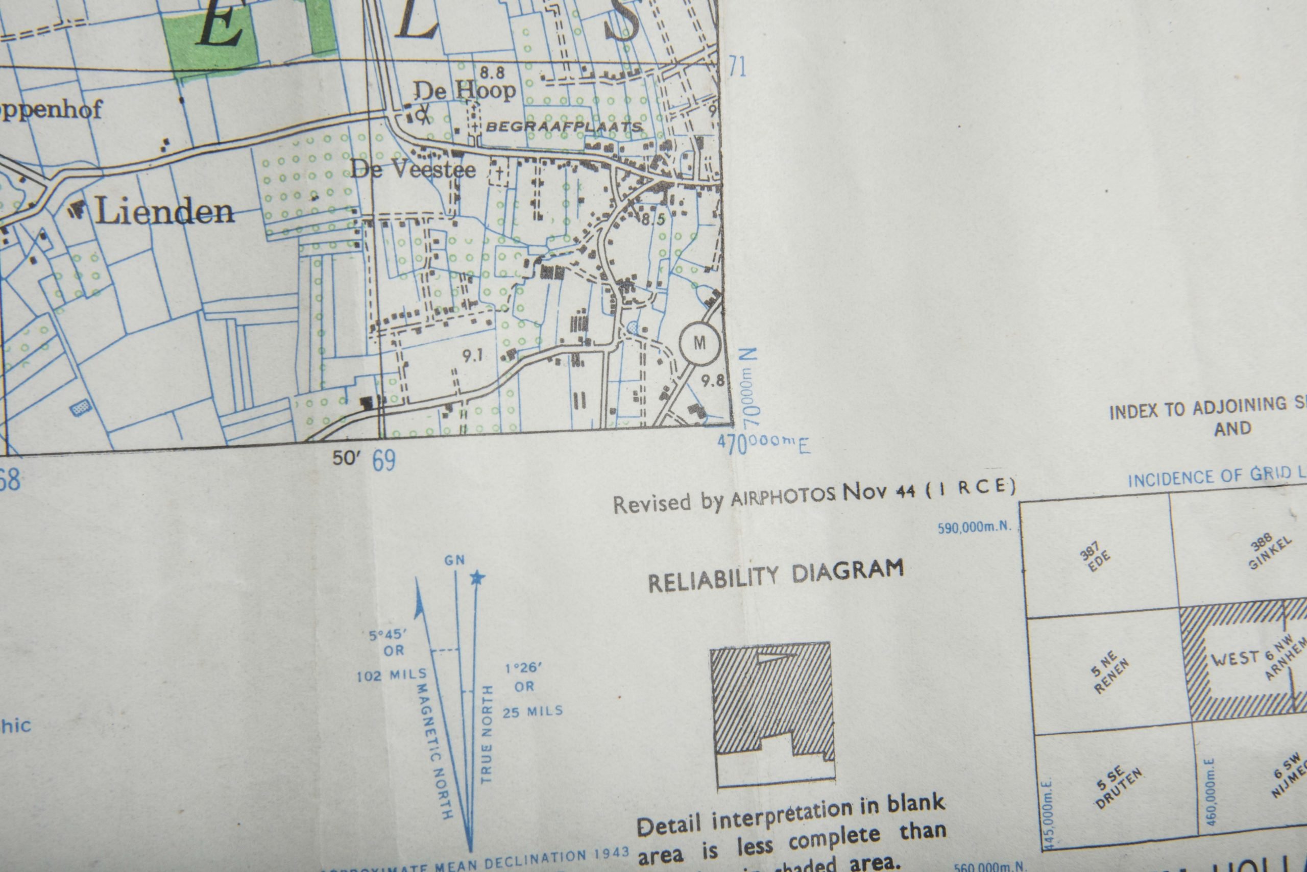British 1:25 000 map Arnhem West, Emergency Print — image 9