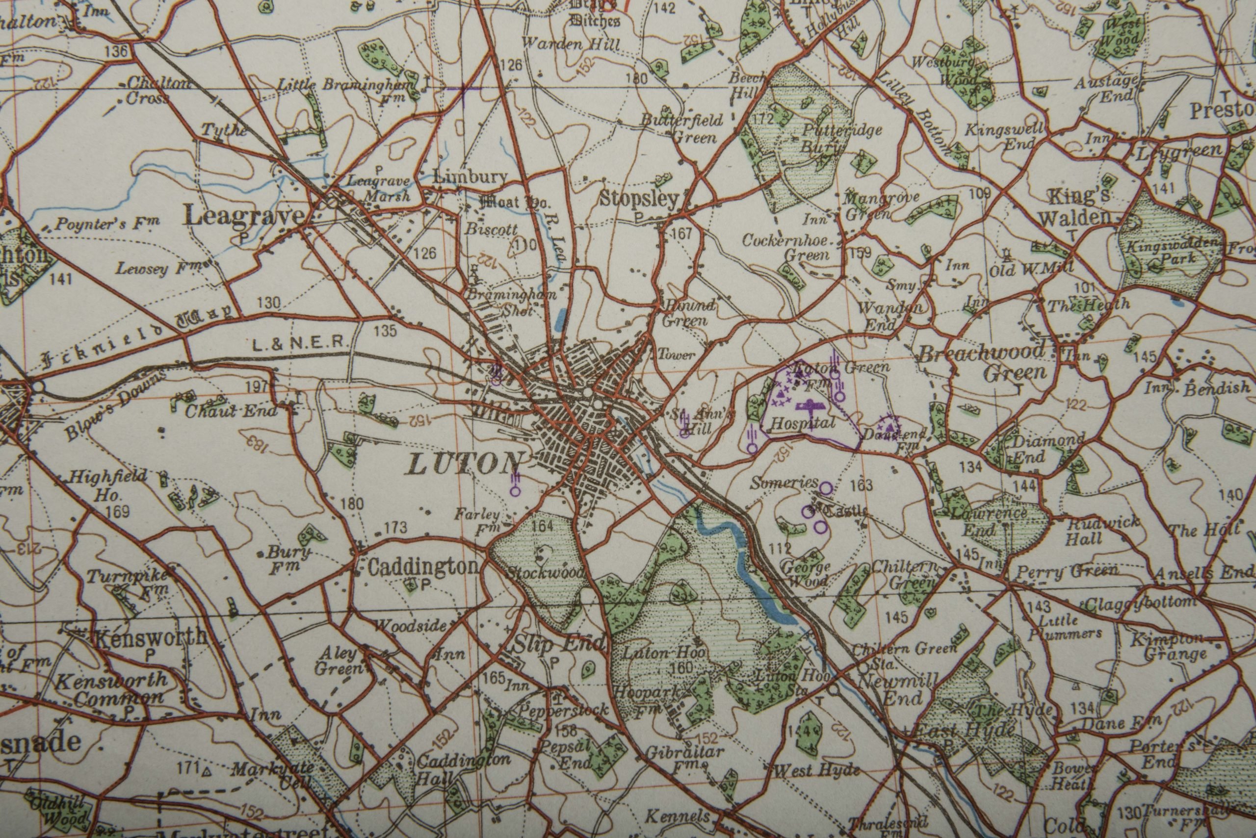 Rare Befestigungskarte 1:1 000 000 Grossbritannien London-Nord — image 6