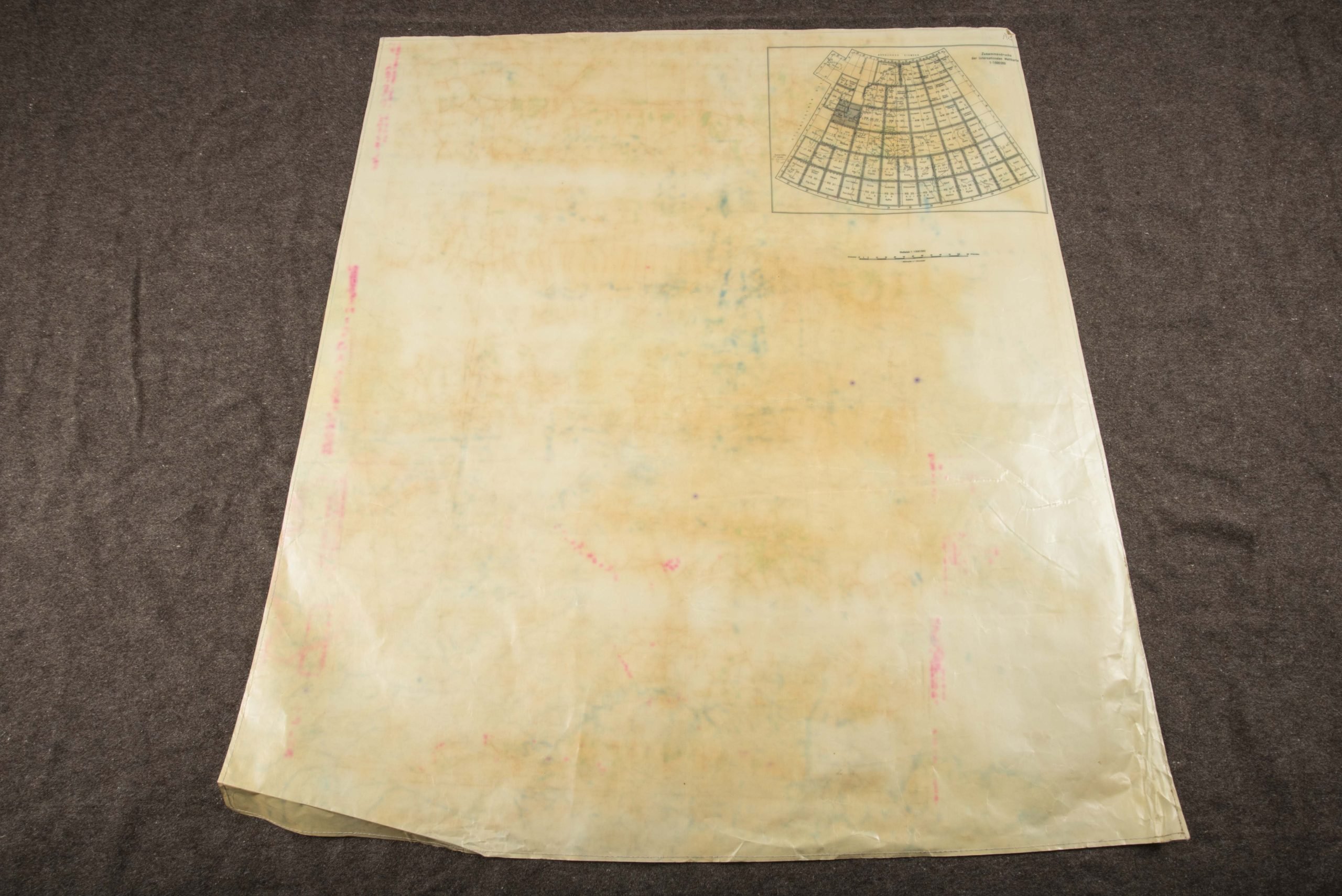 Luftwaffe laminated Fliegerkarte 1:1 000 000 Europa, France, Belgium, Netherlands and United Kingdom — image 4