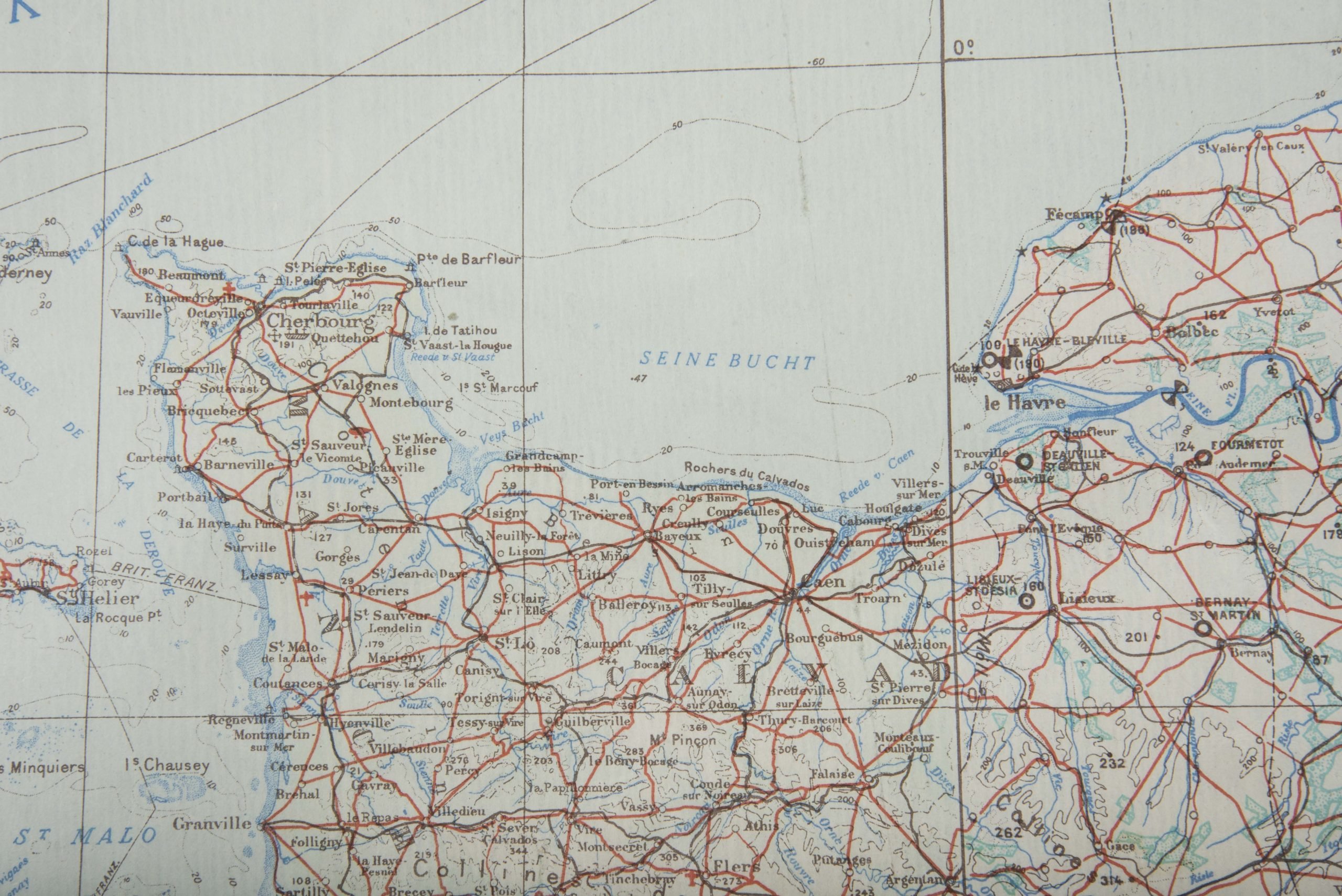 Luftwaffe laminated Fliegerkarte 1:1 000 000 Europa, France, Belgium, Netherlands and United Kingdom — image 5