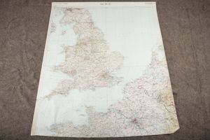 Luftwaffe laminated Fliegerkarte 1:1 000 000 Europa, France, Belgium, Netherlands and United Kingdom