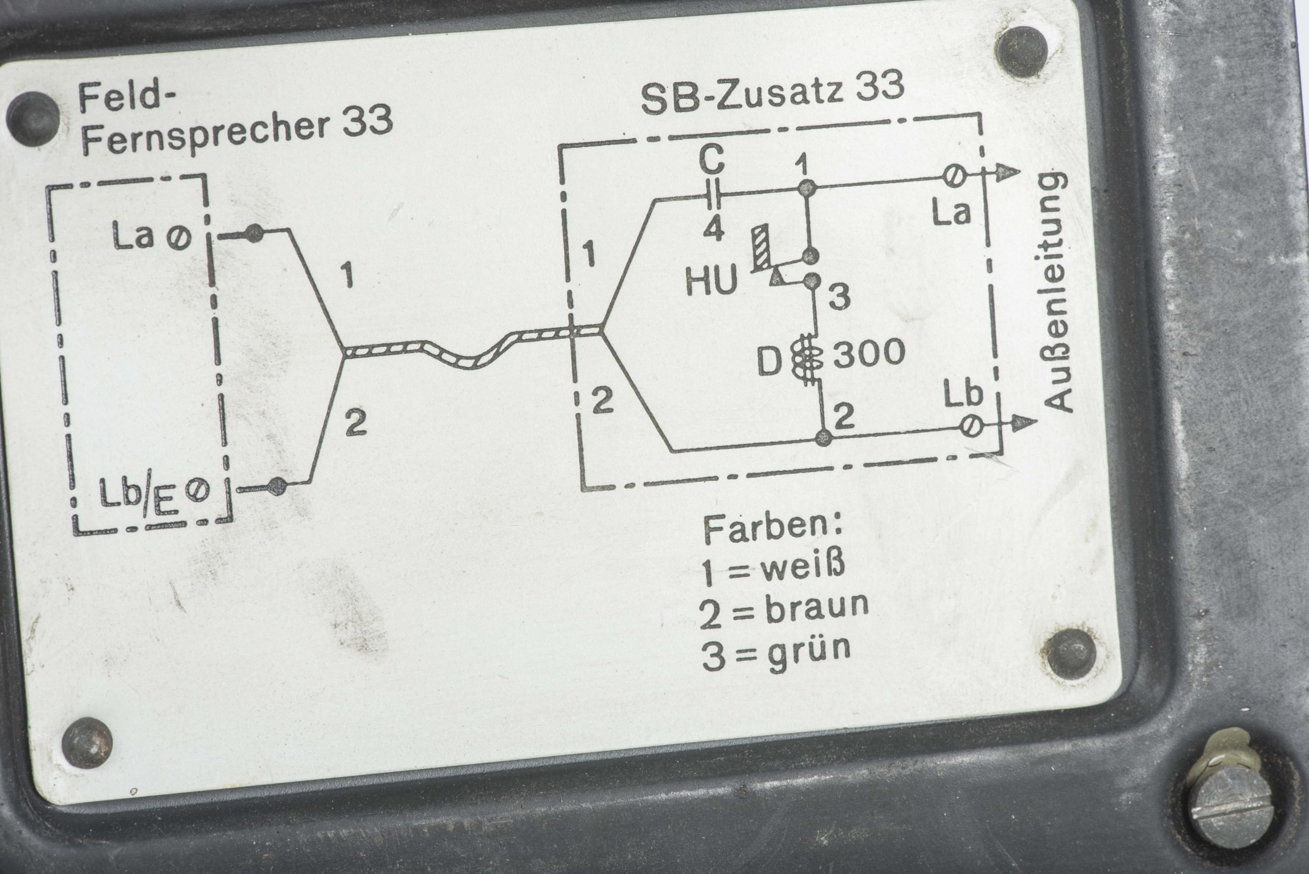 SB-Zusatz FF33 telephone handle cradle by Signalapp. Fabr. Julius Kräcker AG, Berlin 1940 — image 4