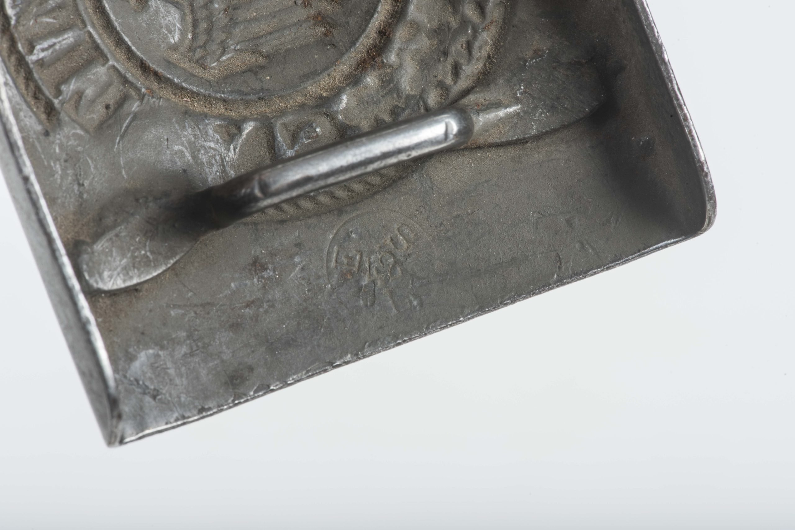 Steel Heer belt buckle marked ESL 42