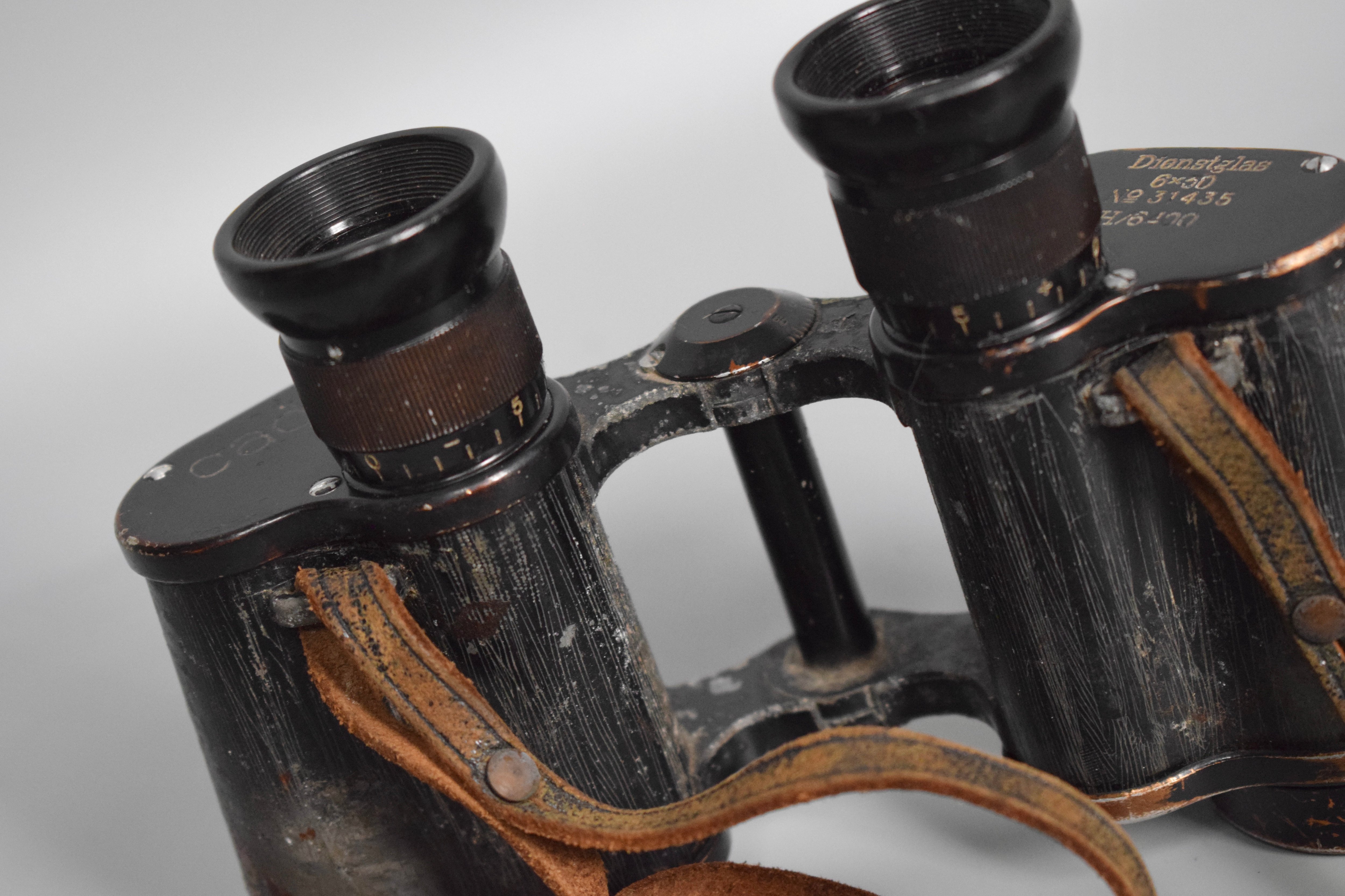 Early 6x30 Dienstglas 'cad K.F.' — image 8