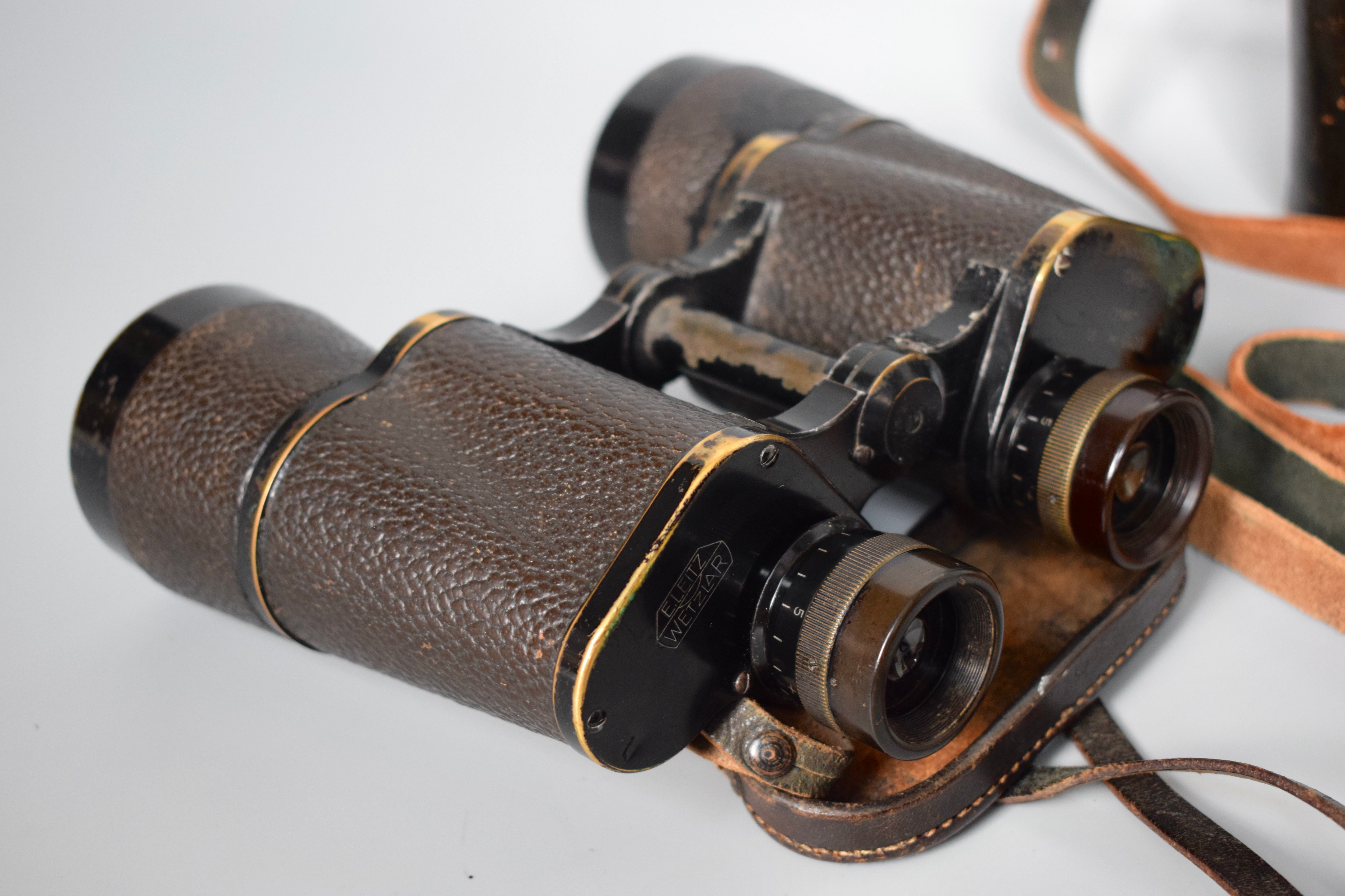 Early Leitz Wetzlar 10x50 Dienstglas Officer's binoculars — image 2