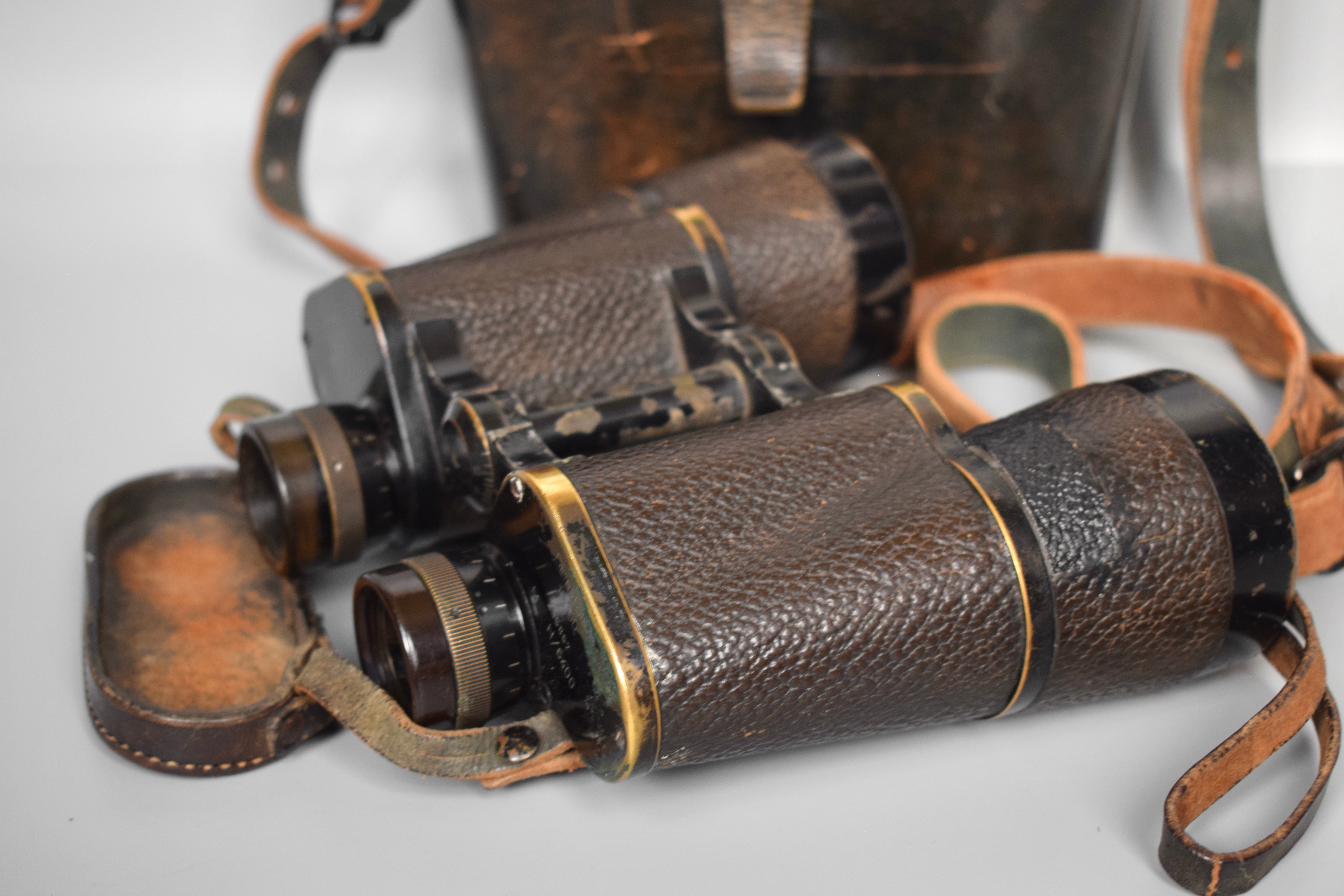 Early Leitz Wetzlar 10x50 Dienstglas Officer's binoculars — image 6