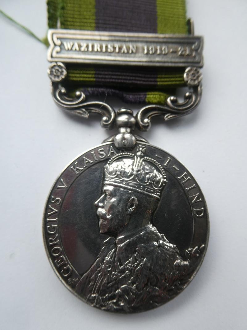 INDIA GENERAL SERVICE MEDAL TO SEAMAN-NORFOLK REGT