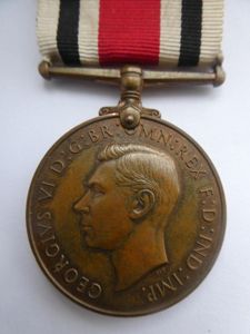 SPECIAL CONSTABULARY MEDAL TO JOHN F ADAMS