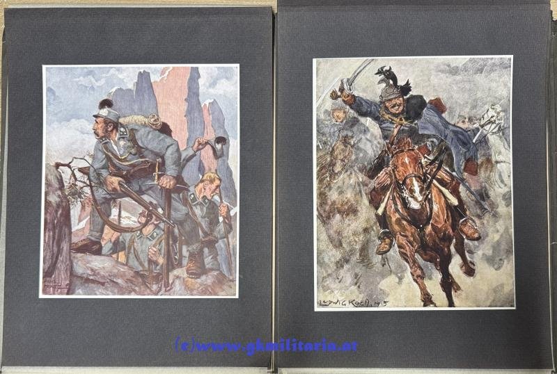 Habsburgs Mauern Künstlermappe der 'Muskete' - 12 Kunstblätter!!