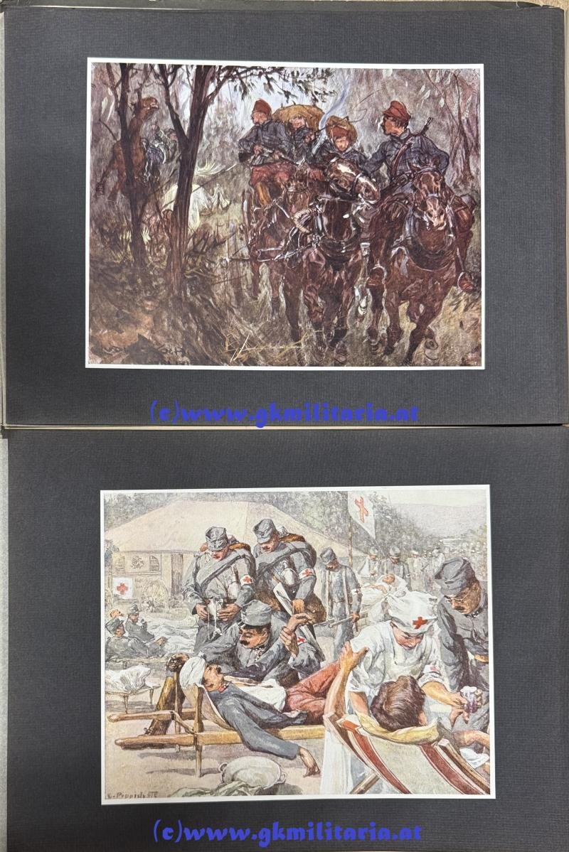 Habsburgs Mauern Künstlermappe der 'Muskete' - 12 Kunstblätter!!