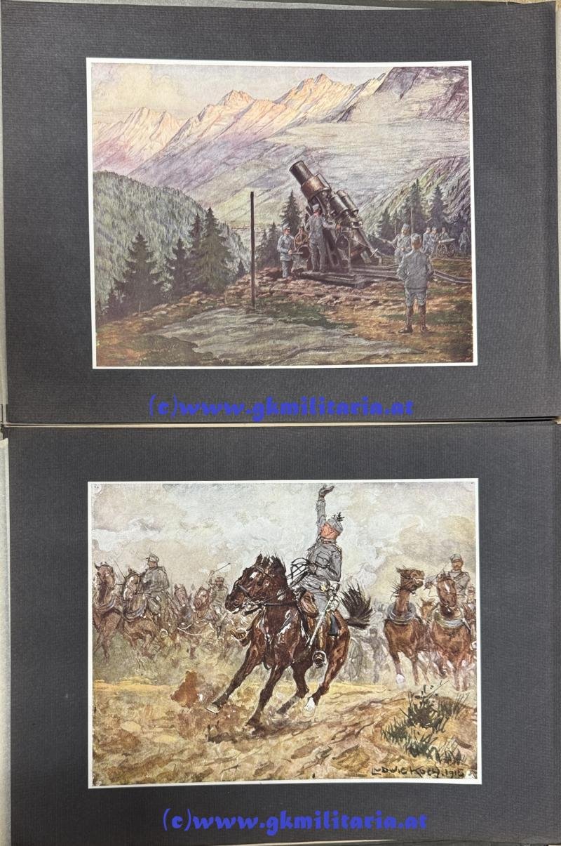 Habsburgs Mauern Künstlermappe der 'Muskete' - 12 Kunstblätter!!