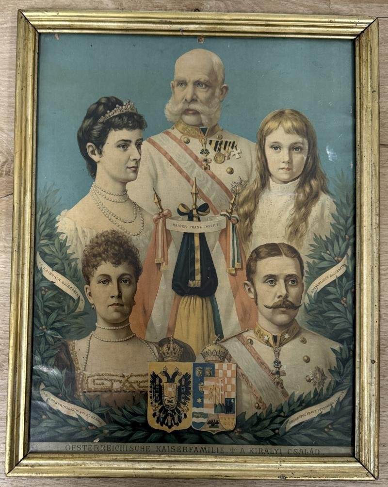 k.u.k,. Druck - 'Die kaiserliche Familie' !!
