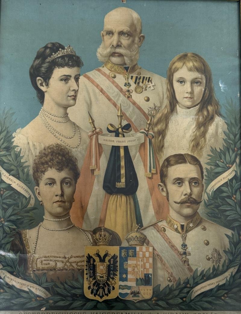 k.u.k,. Druck - 'Die kaiserliche Familie' !!