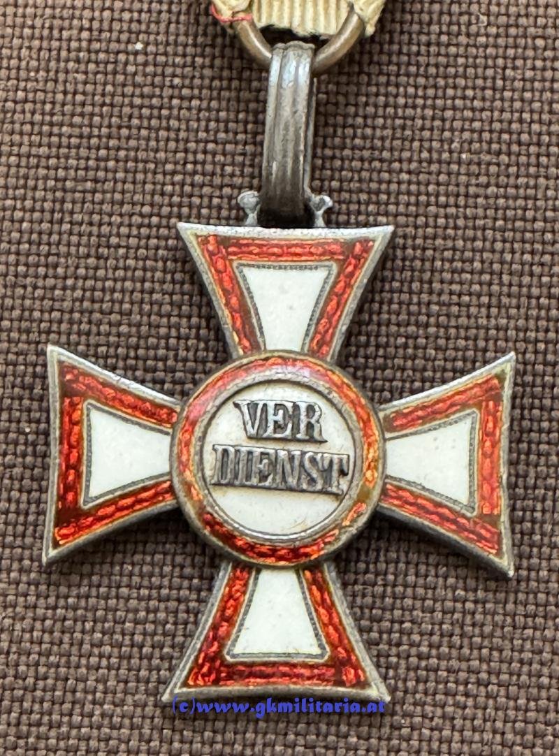 k.u.k. Militärverdienstkreuz 3. Klasse 'FRIEDEN' !!