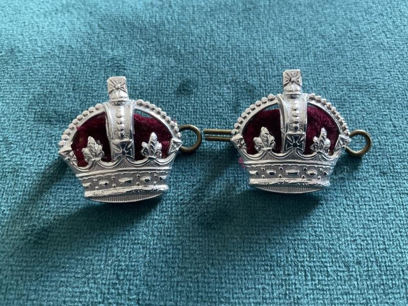 K/C Senior Police officers w/m rank crowns 1902-52