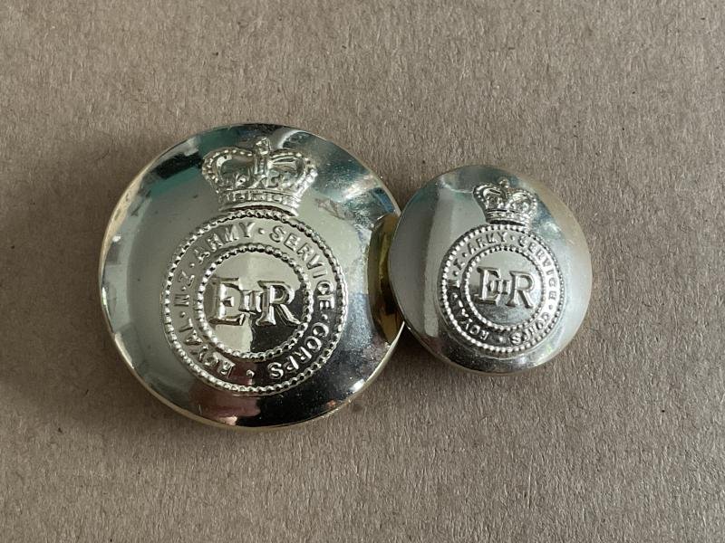 Royal N.Z Army Service Corps anodised by buttons.